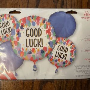 Good Luck Balloon Set - Multicolor and Blue